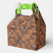Pixel grass gamer birthday  geschenkschachtel (Vorderseite)