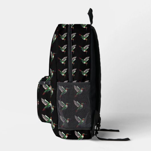 Pixel grün bedruckter rucksack (Rechts)