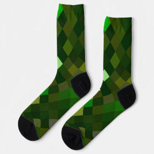 Pixel-Grüne Socken