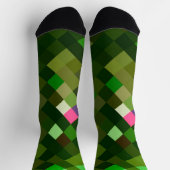 Pixel-Grüne Socken (Oben)