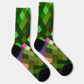 Pixel-Grüne Socken (Rechts)