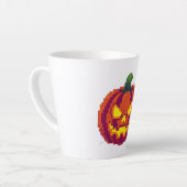 Pixel Halloween Pumpkin Milchtasse (Linke Ecke)