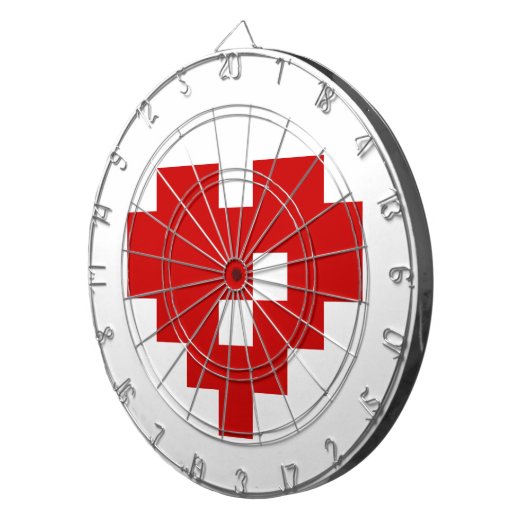 Pixel Heart 8 Bit-Liebe Dartscheibe (Vorderseite rechts)