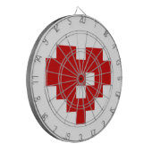 Pixel Heart 8 Bit-Liebe Dartscheibe (Vorderseite Links)