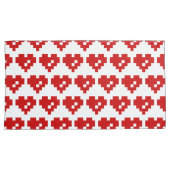 Pixel Heart 8 Bit-Liebe Kissenbezug (Vorderseite-Rechts)