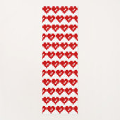 Pixel Heart 8 Bit-Liebe Yogamatte (Vorderseite)