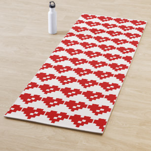 Pixel Heart 8 Bit-Liebe Yogamatte