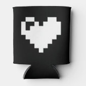 Pixel Heart 8 Bits Dosenkühler (Vorderseite)