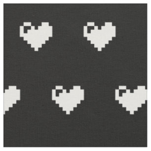 Pixel Heart 8 Bits Stoff