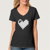 Pixel Heart 8 Bits T-Shirt (Vorderseite)