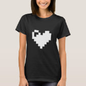 Pixel Heart 8 Bits T-Shirt (Vorderseite)