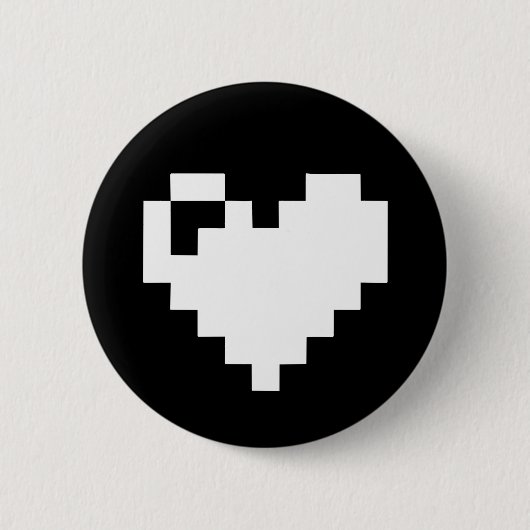 Pixel Heart Button (Vorderseite)