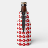 Pixel Herz 8 Bit Liebe Flaschenkühler (Flasche Rückseite)