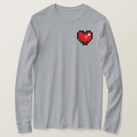 Pixel_Herz T-Shirt (Design vorne)