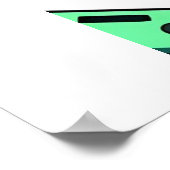 Pixel Herz-T - Shirt - Retro-Liebe, Moderne Bilder Poster (Ecke)