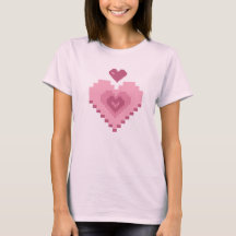 Pixel Herzdesign - Valentinstag-Liebe