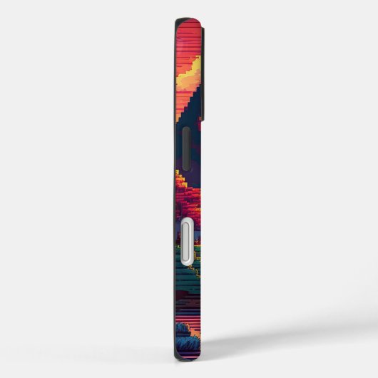 Pixel Horizon Case-Mate iPhone Hülle (Rückseite / Rechts)