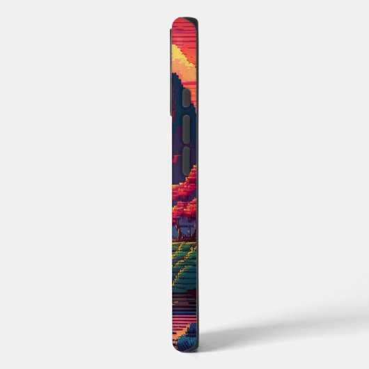 Pixel Horizon Case-Mate iPhone Hülle (Rückseite / Links)