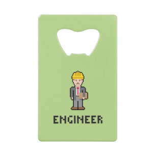 Pixel-Ingenieur-Flaschen-Öffner Geldkarten Flaschenöffner