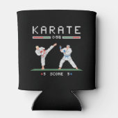Pixel Karate Game Dosenkühler (Rückseite)