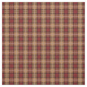 Pixel kariert im Rot und im Gold Stoff (Muster)