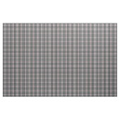 Pixel Kariert in Grau mit rotem Streifen Stoff (Fat Quarter (45,7 x 55,9 cm))