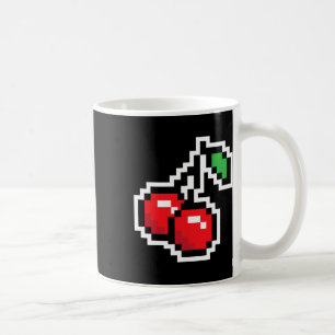 Pixel-Kirschen 80er Videospiel Halloween-Kostüm Ea Kaffeetasse