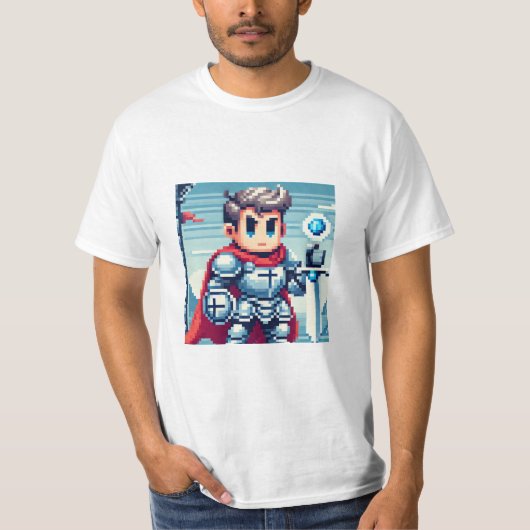 Pixel Knight T-Shirt (Vorderseite)