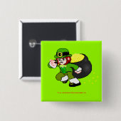 Pixel-Kobold-Knopf 2 Button (Vorne & Hinten)