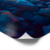 Pixel Kunst als " Licht am Ende des Tunnels" Poster (Ecke)