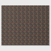 Pixel Kunst Essen, nahtlose Textur. Geschenkpapier (Flach)