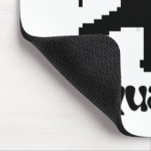 Pixel-Kunst Sasquatch Mousepad (Ecke)