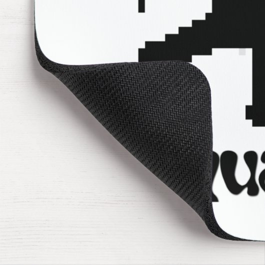 Pixel-Kunst Sasquatch Mousepad (Ecke)