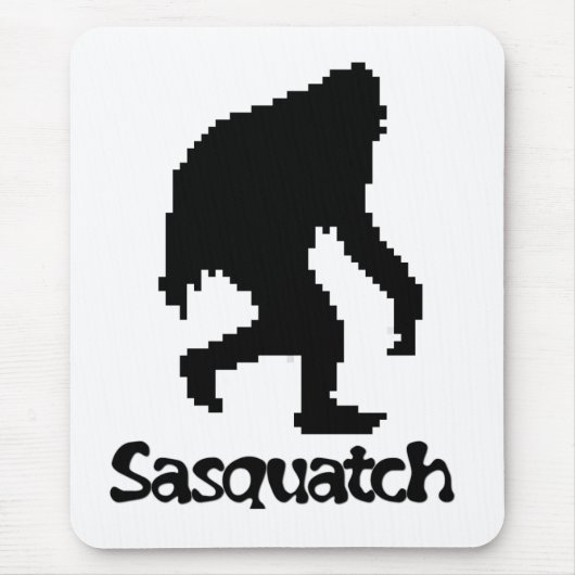 Pixel-Kunst Sasquatch Mousepad (Vorne)