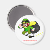 Pixel Leprechaun Magnet 1 (Vorderseite/Rückseite)