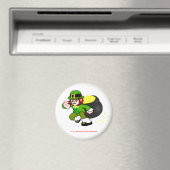 Pixel Leprechaun Magnet 1 (In Situ (Geschirrspüler))