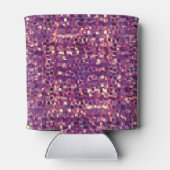 Pixel Lila Soda kann kühler Dosenkühler (Rückseite)