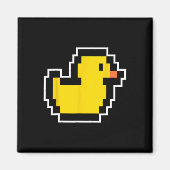 Pixel Little Duck 80er Videospiel Halloween-Kostüm Magnet (Vorne)