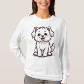 Pixel Maltese Delight T-Shirt (Vorderseite)