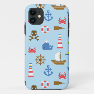 Pixel-Meereskunstmuster Case-Mate iPhone Hülle
