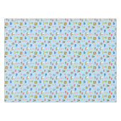 Pixel-Meereskunstmuster Tischdecke (Vorderseite (Horizontal))