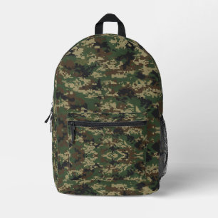 Pixel-Militär-Tarnmuster Bedruckter Rucksack