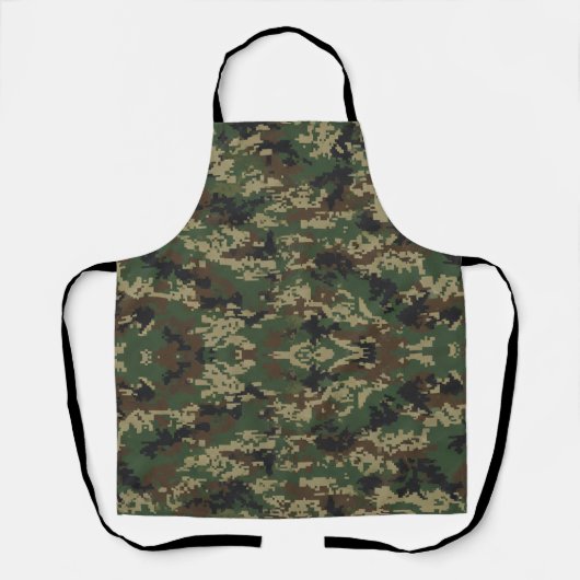 Pixel-Militär-Tarnmuster Schürze (Vorderseite)