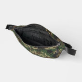 Pixel Military Camouflage Pattern Bauchtasche (Offen)