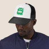 Pixel-Monster-Creatur Truckerkappe (Beispiel)