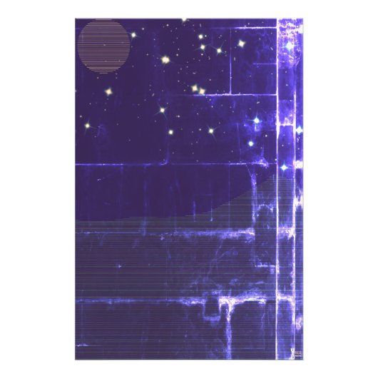 PIXEL MOON  FOTODRUCK (Vorne)