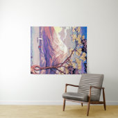 Pixel Mt. Fuji aus dem See Yamanaka in Dusk Poster Wandteppich (Beispiel (Horizontal))