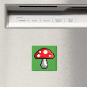 Pixel Mushroom Magnet (In Situ (Geschirrspüler))