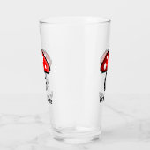 Pixel Mushroom Name Glass Glas (Rechts)