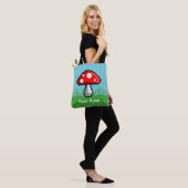 Pixel-Mushroom-Wiese-Totasche Tasche (Am Model)